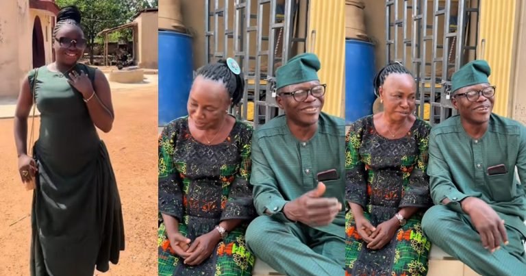 "My parents never cease to cr@ck me up." – Lady shares the hilarious moment her dad threw sh@de at her mom for being unromantic while taking photos (WATCH)