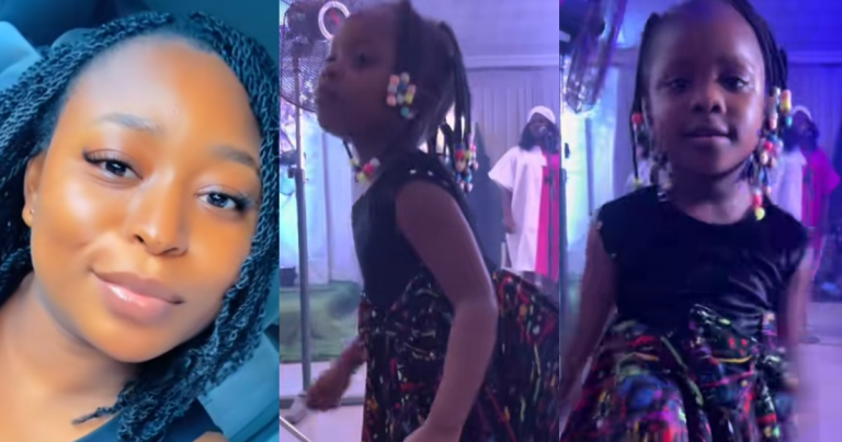 "Two introverts get married and birth an extrovert" – Nigerian woman reveals how her daughter enjoys parties unlike she and her husband, who dislike them (WATCH)  