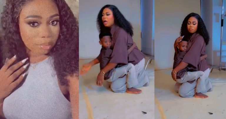 Woman stúnned by her friend's reaction after accompanying her to the studio for her son's birthday shoot (VIDEO)