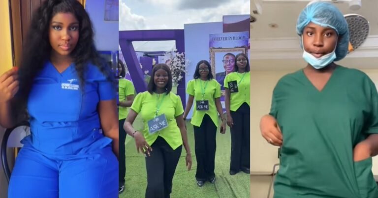 "At 400 level I realized what I needed and it wasn’t nursing" – Lady qu!ts nursing at the university to start an ushering business (WATCH)