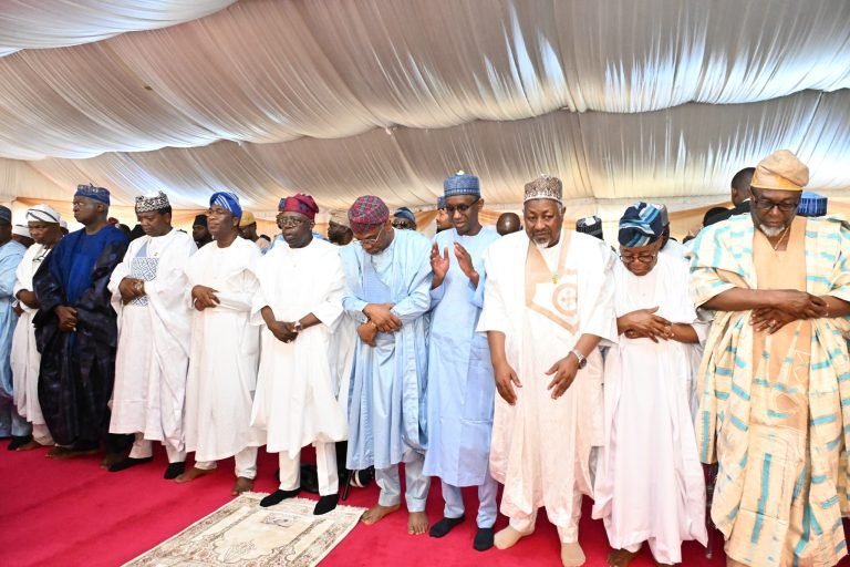 At Eid prayers, Tinubu calls for prayers, unity to support troops fighting terrorism
