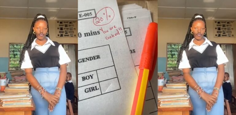 "Genz teacher leaving comments on exams" – Lady shares the comments she left on her pupils' exam scripts (IMAGES)