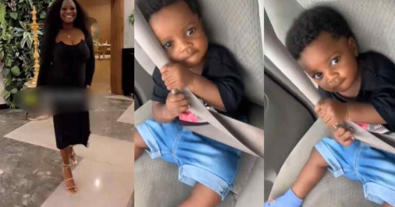“He doesn’t trust my driving skills” – Woman says as her 8-month-old son gripped his seatbelt tightly while she drove (WATCH) "He doesn't trust my driving skills" – Woman says as her 8-month-old son gripped his seatbelt tightly while she drove (WATCH)