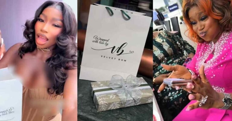 Lady shares her mother's hilarious reaction after surprising her with a flip phone for her birthday (WATCH)