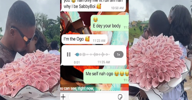 Lady shares the dramatic reply she received from her fiancé after telling him his video went viral on TikTok (WATCH)