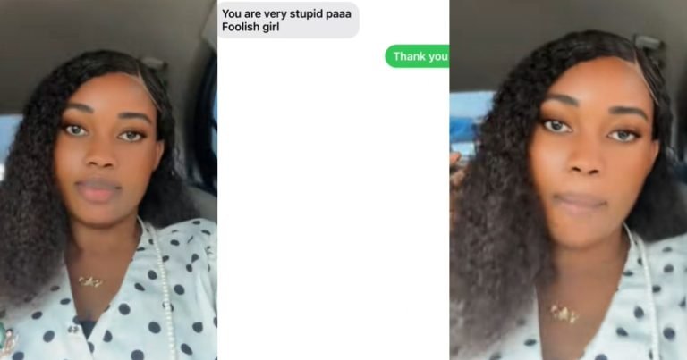 Lady shares the text message she received from an Uber driver after canceling the ride (WATCH)