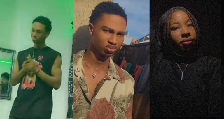 Lady uses her boyfriend as a model to practice her make-up skills (VIDEO)