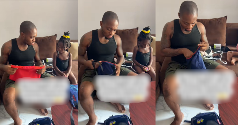 Man refuses to help his daughter with her assignment, as she corrects him whenever he tries to teach her (WATCH)