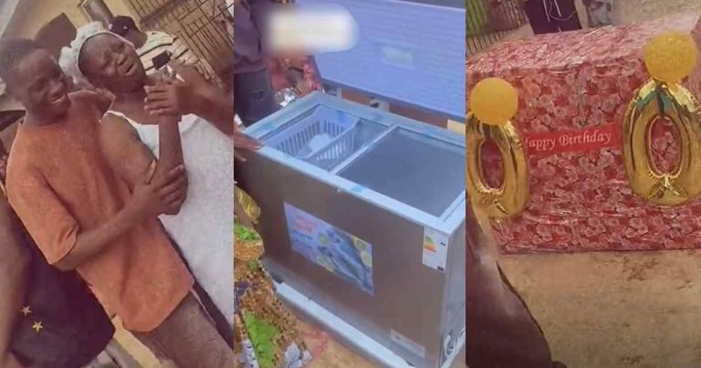Man surprises his mum with the gift she needed since he was a kid on her birthday (WATCH)