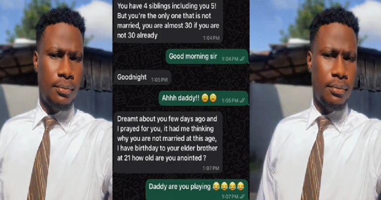 "Now my dad is calling me out"- Hilarious moment gentleman reveals conversation he had with his dad.
