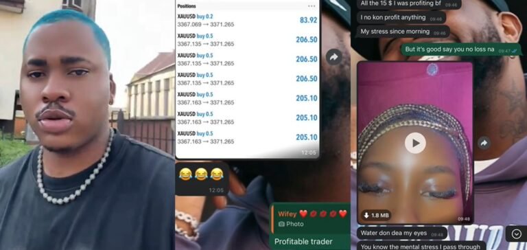 "You introduce your girl to trading" – Man reveals response he received from his partner after introducing her to forex trading (WATCH)