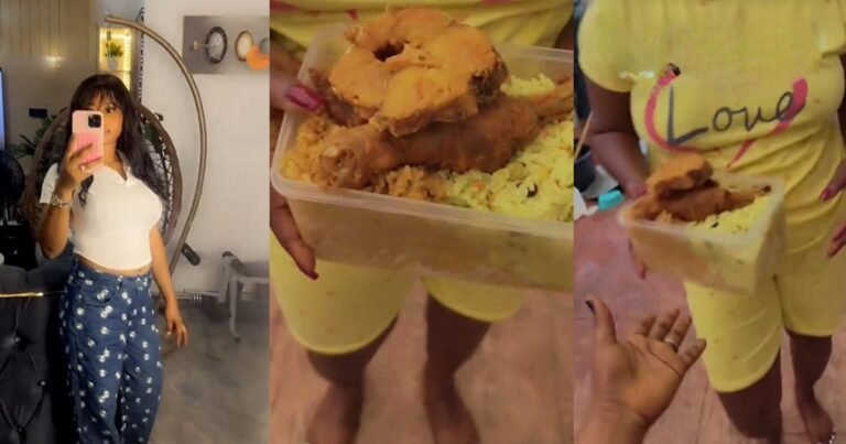 A lady shares the thoughtful gesture of her neighbour, who brings her three litres of rice with every order from a client (VIDEO)