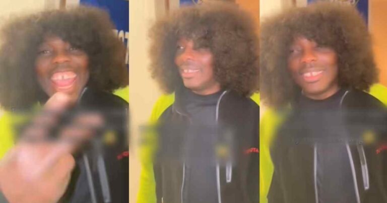 Hilarious video of a Gen Z dad modeling his daughter's new wig as their mannequin (WATCH)