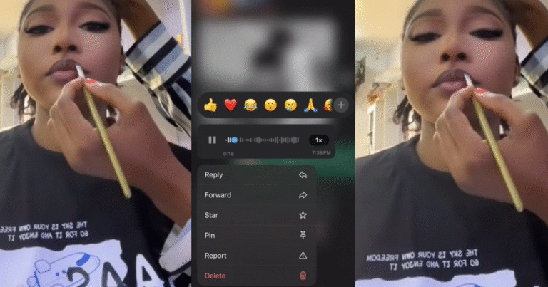 "I would like to provide you with a daily feeding allowance" – Lady stúnned after a park driver tried to woo her via voice message after she received her package from him (WATCH)