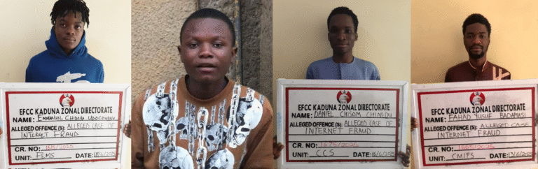 Kaduna court jails four for internet fraud, EFCC charges
