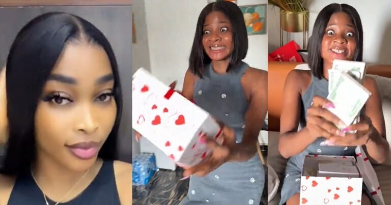 Lady shares her dramatic Benin sister's reaction after receiving an "I'm sorry package" for the first time (WATCH)