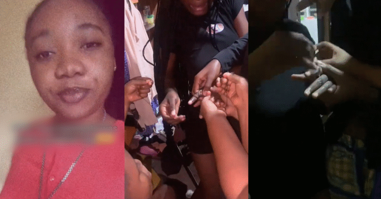Lady shares how her roommate's promise ring got stuck on her finger after receiving it (WATCH)