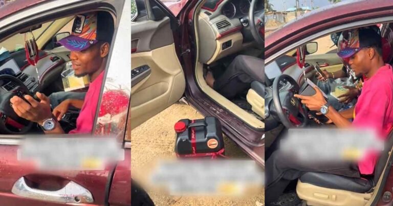 Online users critic!zed a surprise vendor for laughing hysterically while delivering an "I'm sorry" package to the client's boyfriend (Watch)