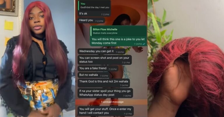 “She bl0cked me” – Lady shares how she borrowed her friend a wig versus how it was returned (WATCH) "She bl0cked me" – Lady shares how she borrowed her friend a wig versus how it was returned (WATCH)