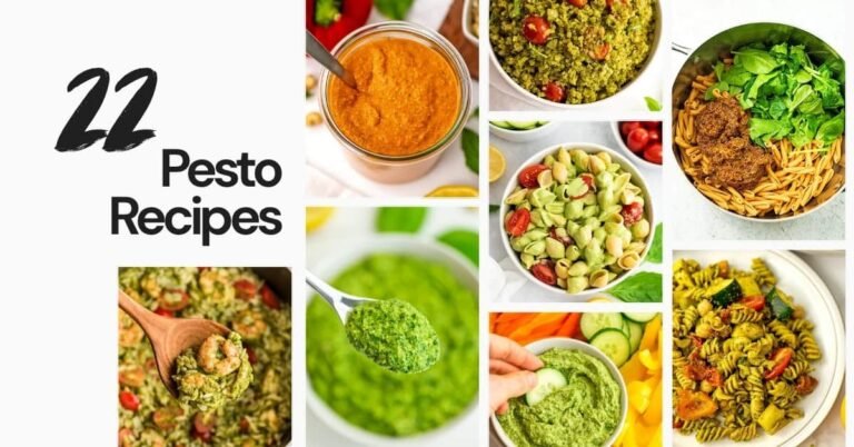 22 Easy Dairy Free Pesto Recipes (Sauces, Pasta & Dinner Ideas) 22 Easy Dairy Free Pesto Recipes (Sauces, Pasta & Dinner Ideas)