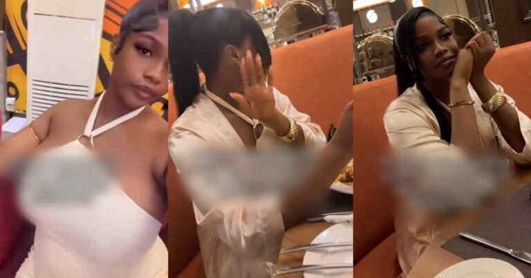 Lady reveals restaurant allegedly gave her a robe after she arrived in a revealing outfit (Video)