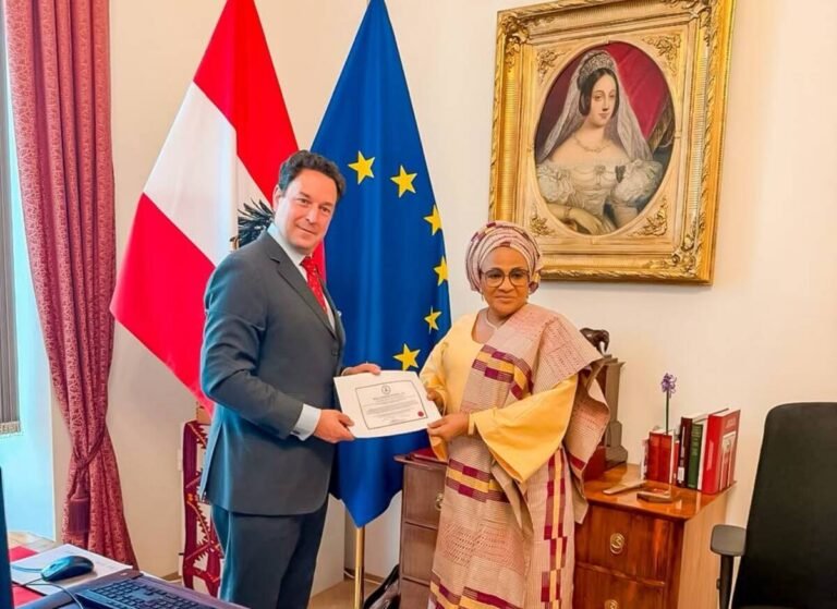 Amb Ajimobi presents letters of credence to Austria