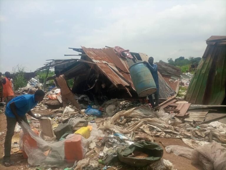 Ibadan council boss demolishes criminal hideout in Apata