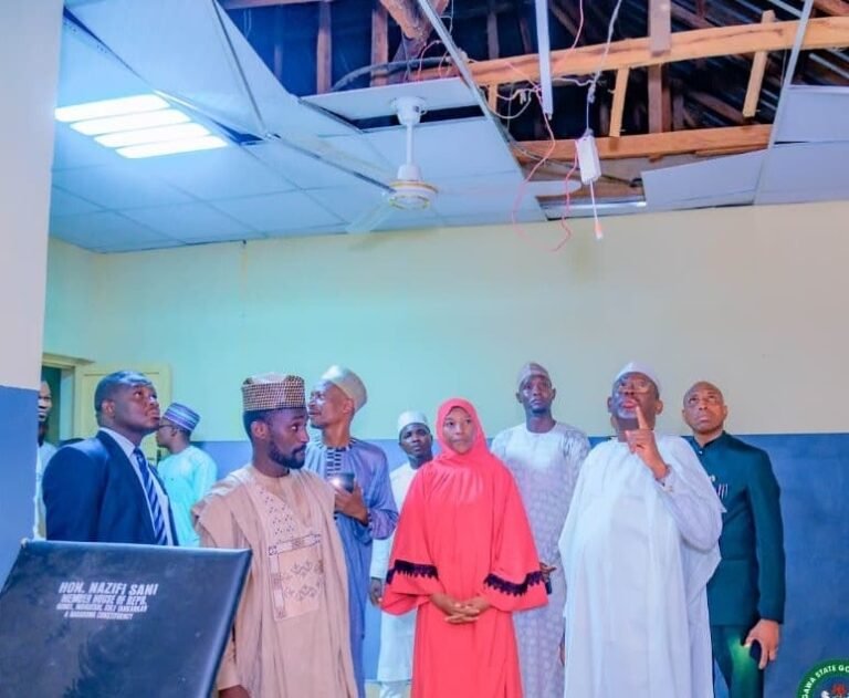 Jigawa gov suspends hospital renovation contract over poor workmanship Gov Namadi at Gumel hospital