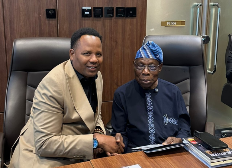 Obasanjo adopts real estate expert, Femi Joshua, as son