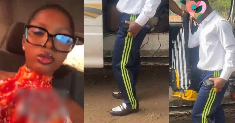 "They told him to return his bag" - Man's unusual outfit draws police attention during a public transport stop and search (Watch)