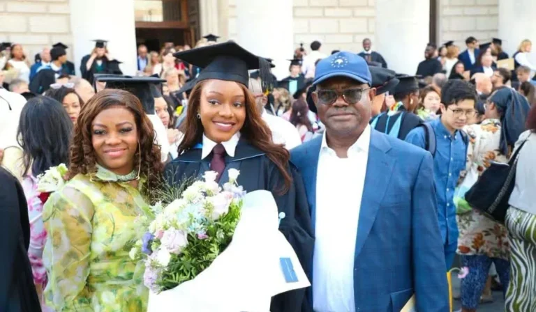 Wike's daughter graduates with law degree from UK university