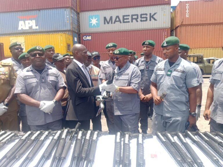 Again, Customs intercepts 204 pump-action rifles from Turkey at Tin-Can Port