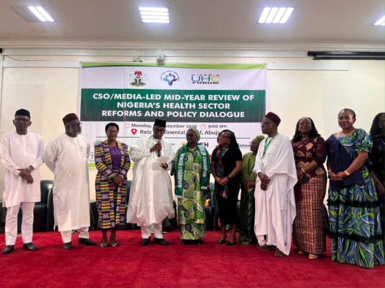 Coordinating Minister of Health and Social Welfare, Prof. Muhammad Ali Pate and others