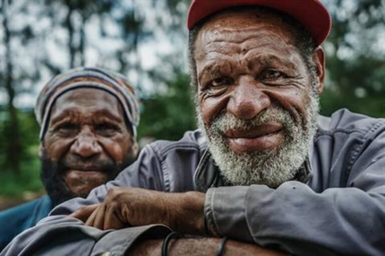 Two men ageing