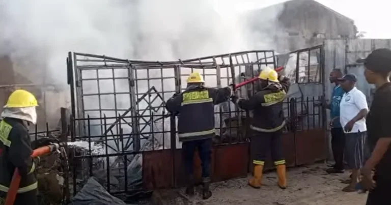 Fire guts Abuja gas outlet