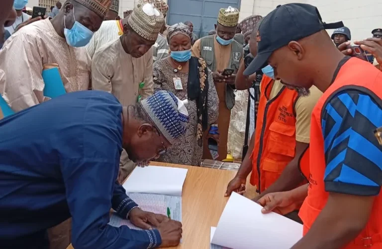 INEC distributes sensitive materials for Gombe by-election INEC distributes sensitive materials for Gombe by-election