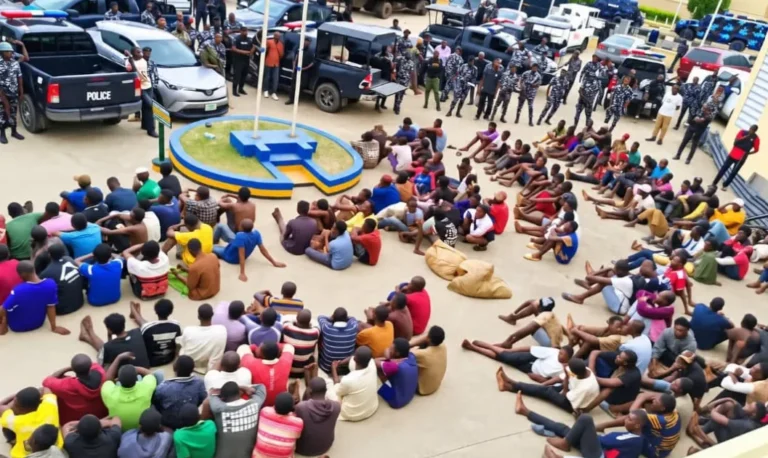 Police raid FCT crime hotspots, arrest 300 suspects