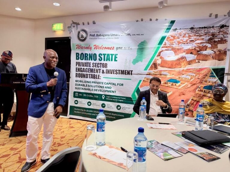 Borno secures nine investment commitments at Lagos roundtable on durable solutions
