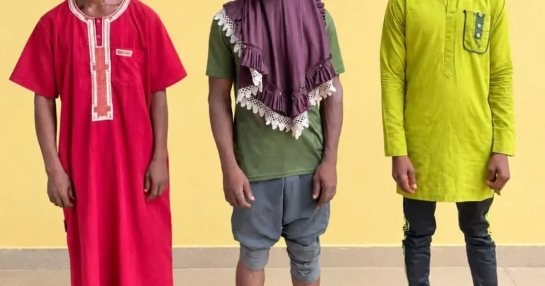 Hijab-wearing kidnap suspect, two others arrested in Kwara