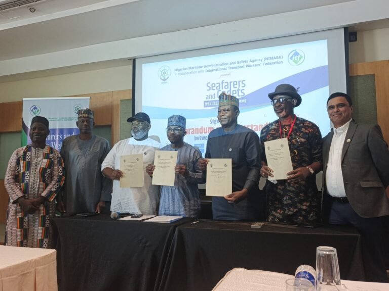 NIMASA, ITF sign Africa’s first MoU on seafarers’ wellbeing, mental health