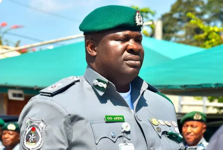 The 30th acting Customs Area Controller in charge of the Federal Operations Unit, Zone A of the Nigeria Customs Service, Oladapo Afeni.